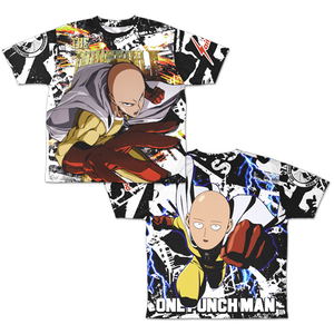 One Punch Man - Saitama Double-sided Full Graphic T-shirt (XL Size)_