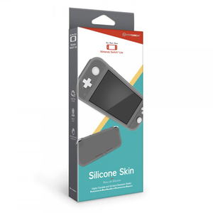 Silicone Skin Cover for Nintendo Switch Lite (Gray)_