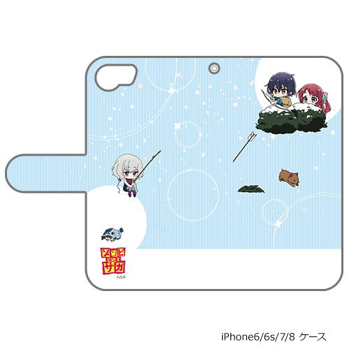 Zombie Land Saga - Sakura Minamoto/Ai Mizuno/Junko Konno/Romero Book Style Smartphone Case (iPhone 6/6s/7/8) image 2