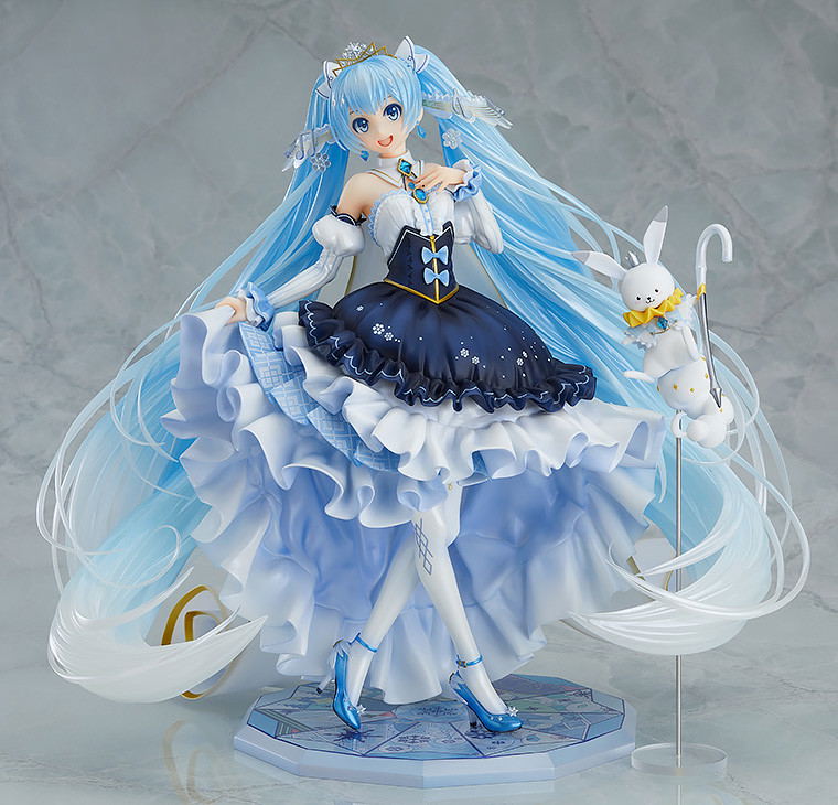 Character Vocal Series 01 Hatsune Miku 1/7 Scale Pre-Painted Figure: Snow Miku Snow Princess Ver. image 2