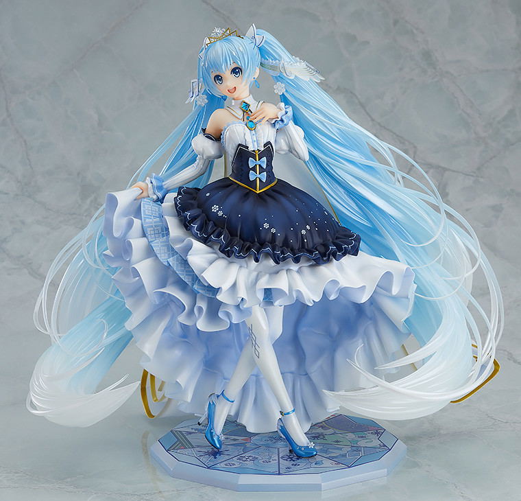 Character Vocal Series 01 Hatsune Miku 1/7 Scale Pre-Painted Figure: Snow Miku Snow Princess Ver. image 3