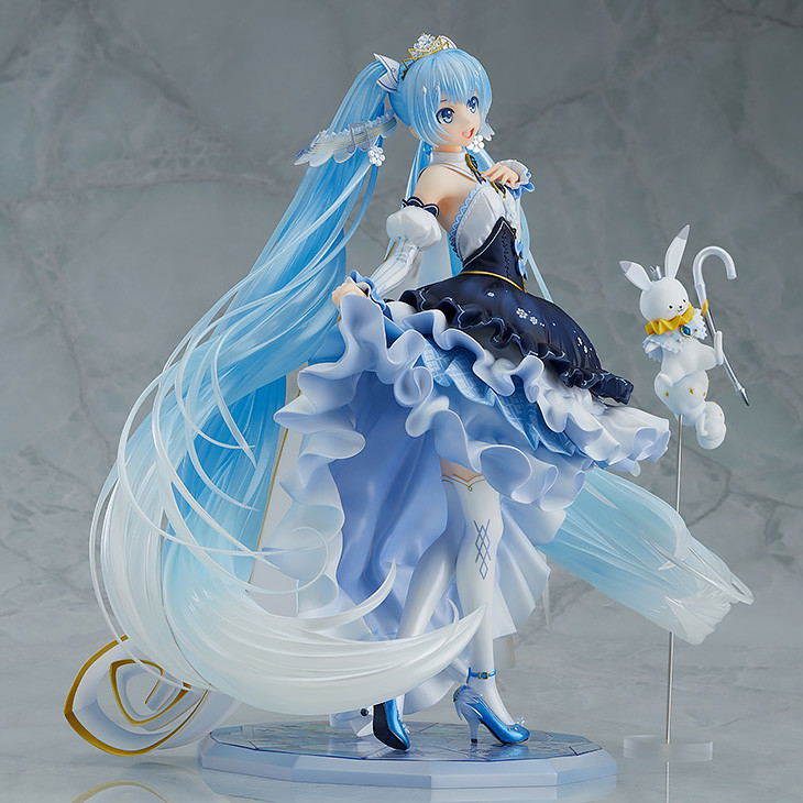 Character Vocal Series 01 Hatsune Miku 1/7 Scale Pre-Painted Figure: Snow Miku Snow Princess Ver. image 5