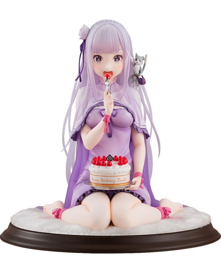 KD Colle Re:Zero -Starting Life in Another World- 1/7 Scale Pre-Painted Figure: Emilia Birthday Cake Ver. image 1