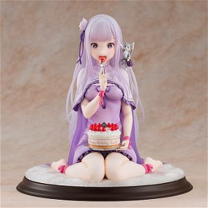 KD Colle Re:Zero -Starting Life in Another World- 1/7 Scale Pre-Painted Figure: Emilia Birthday Cake Ver.