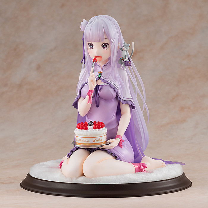 KD Colle Re:Zero -Starting Life in Another World- 1/7 Scale Pre-Painted Figure: Emilia Birthday Cake Ver. image 3
