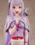KD Colle Re:Zero -Starting Life in Another World- 1/7 Scale Pre-Painted Figure: Emilia Birthday Cake Ver. thumbnail 6