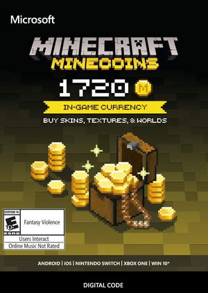 Minecraft Minecoins 1720 Coins | Korea Account only_