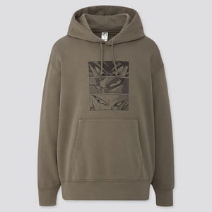 UT Dragon Ball Z - Faceoff Pullover Hoodie Olive (S Size)_