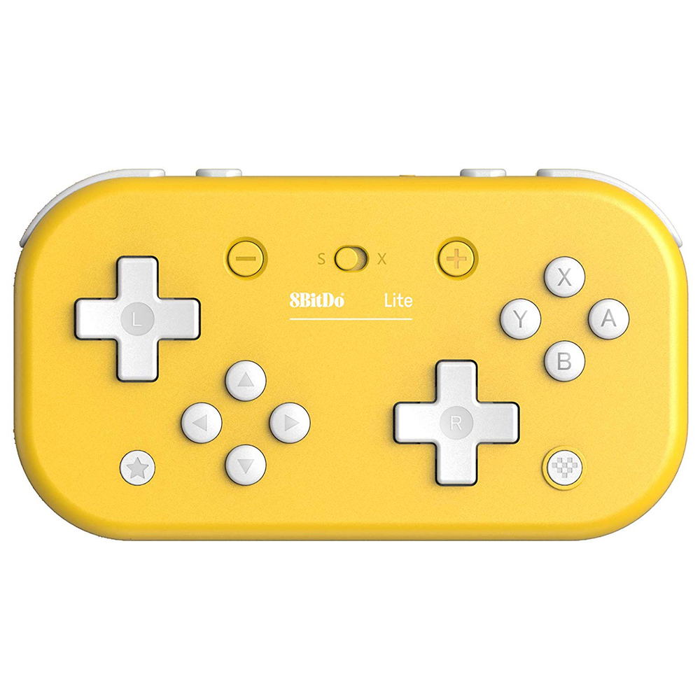 8BitDo Lite Bluetooth Gamepad (Yellow) for Windows, Nintendo