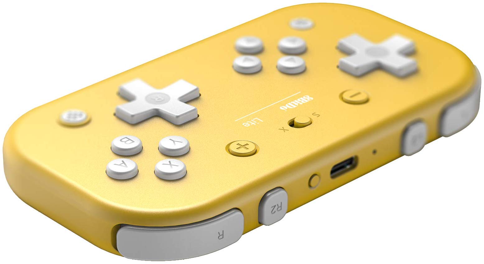 8BitDo Lite Bluetooth Gamepad (Yellow) for Windows, Nintendo