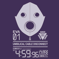 Evangelion Activity Limit 2way Backpack Purple thumbnail 2