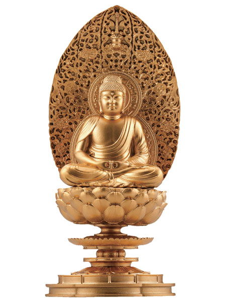 Kaiyodo Art Piece Figure Collection: Amida Nyorai Sitting Statue image 1