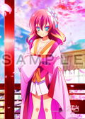 No Game No Life Original Illustration B2 Wall Scroll: Stephanie Dola Kimono thumbnail 2