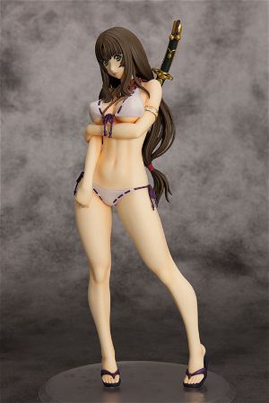 Queen's Blade Beautiful Fighters 1/6 Scale Pre-Painted Figure: Warrior Priestess Tomoe 2P Color Ver.