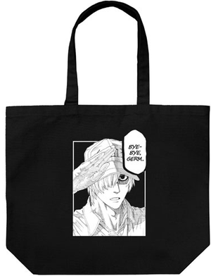 Cells At Work! White Blood Cell Large Tote Bag Black_