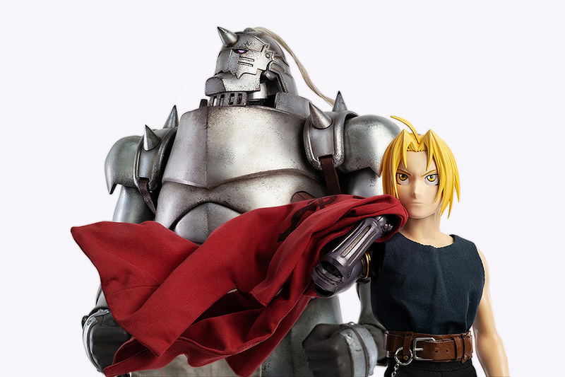 Fullmetal Alchemist Brotherhood 1/6 Scale Action Figure: Edward Elric + Alphonse Elric Twin-pack image 3