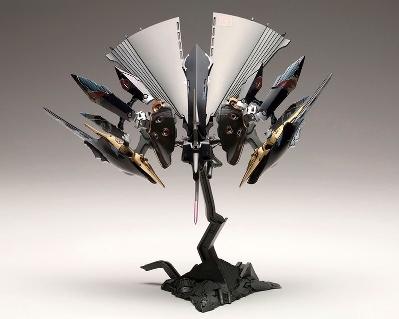 Ikaruga 1/144 Scale Model Kit: Hitekkai Ginkei [Black] (Re-run) image 4