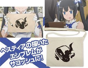Is It Wrong To Try To Pick Up Girls In A Dungeon? II - Hestia Familia Hand Drawn Emblem Mini Shoulder Bag Natural