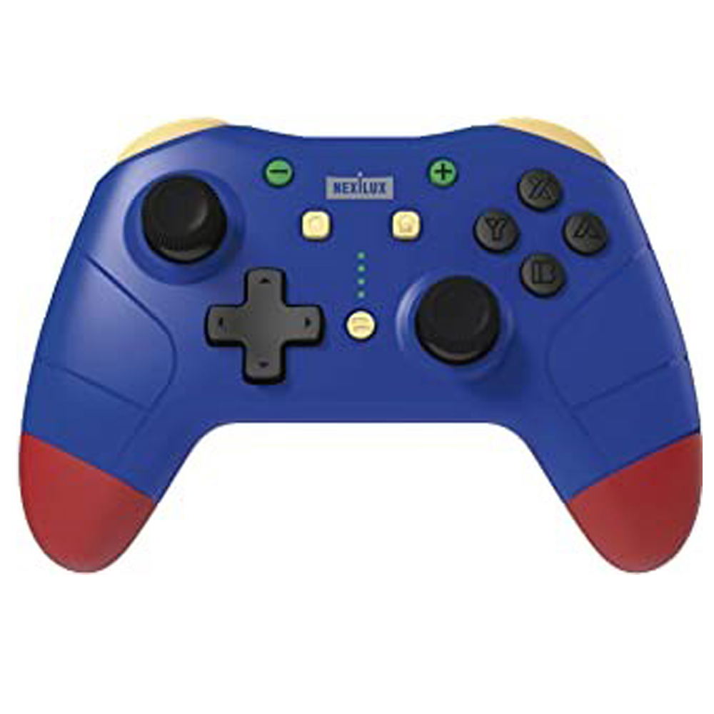 NEXiLUX Wireless Controller for Nintendo Switch (Blue x Red) for ...