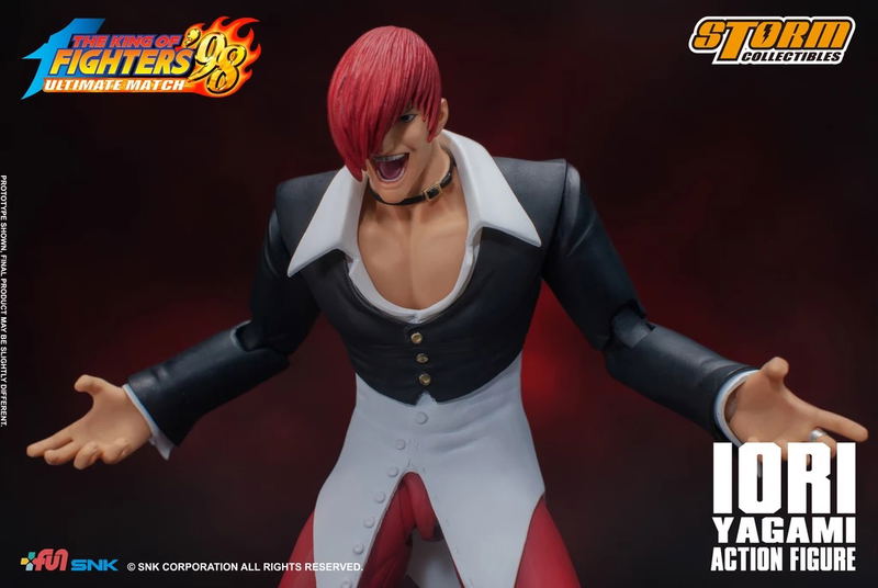 The King of Fighters '98 Ultimate Match 1/12 Scale Pre-Painted Action Figure: Iori Yagami image 5