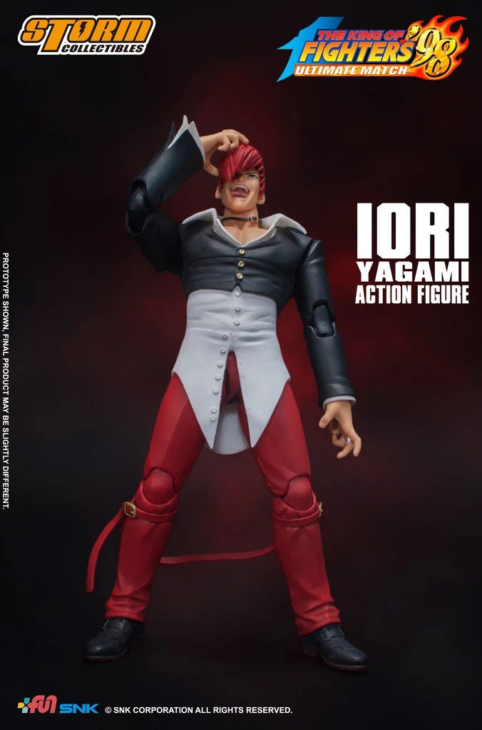 The King of Fighters '98 Ultimate Match 1/12 Scale Pre-Painted Action Figure: Iori Yagami image 2
