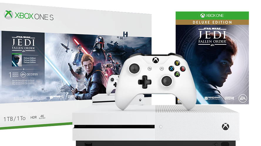 Xbox One S 1TB (Star Wars Jedi: Fallen Order Bundle)