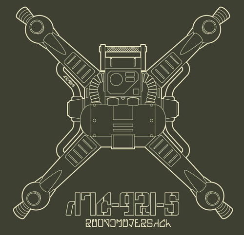Armored Trooper Votoms - Round Mover 2way Backpack Moss image 2