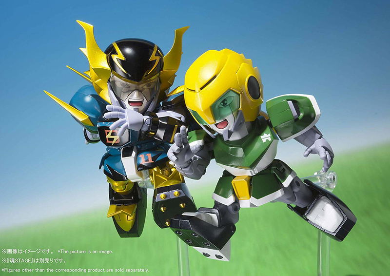 Chogokin Iron Leaguer: Mach Windy and Gold Foot image 12