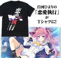D.C.4: Da Capo 4 - Hiyori Renai Shikkou T-shirt Black (M Size)