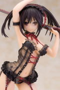 Date A Live 1/7 Scale Pre-Painted Figure: Kurumi Tokisaki Lingerie Ver. Black Color thumbnail 4