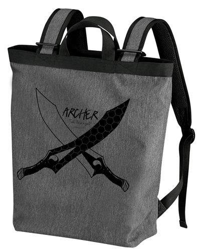 Fate/Stay Night: Heaven's Feel - Kanshou Bakuya 2way Backpack Heather Charcoal image 1