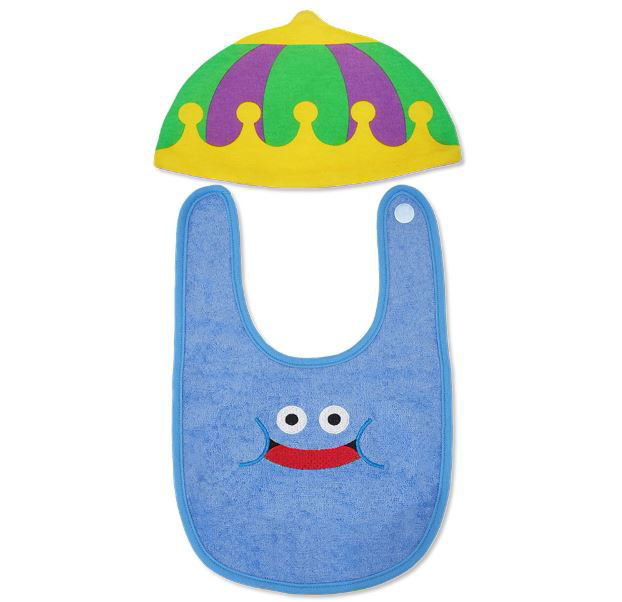 Dragon Quest Baby And Kids Bib And Cap Set: King Slime image 1