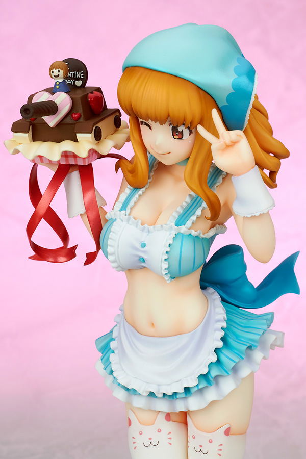 Girls und Panzer Dream Tech 1/7 Scale Pre-Painted Figure: Saori Takebe [Valentine Apron] image 8
