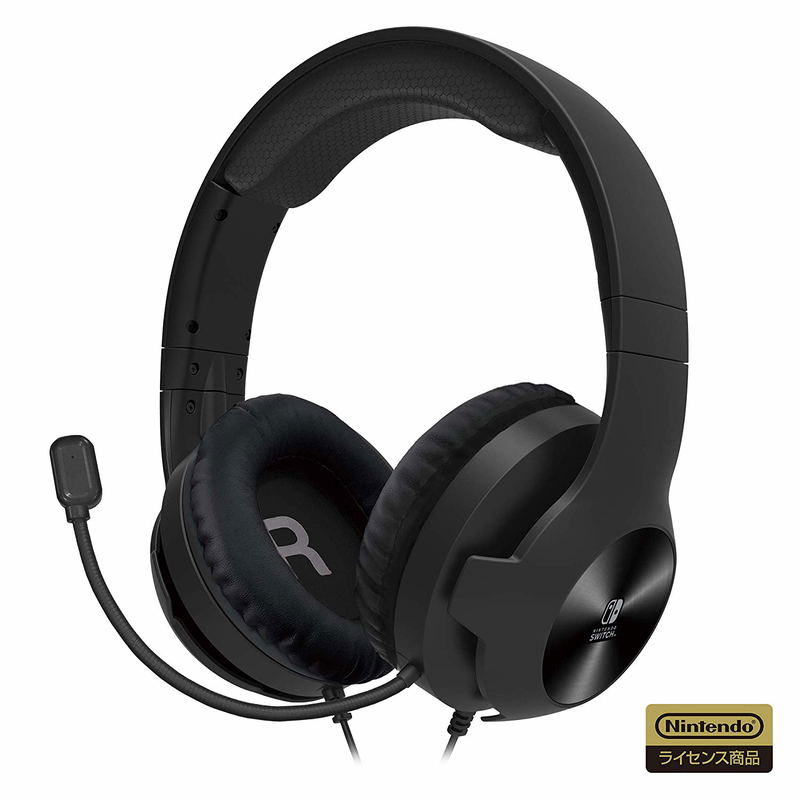 Hori Gaming Headset for Nintendo Switch/Switch Lite (Black) image 2