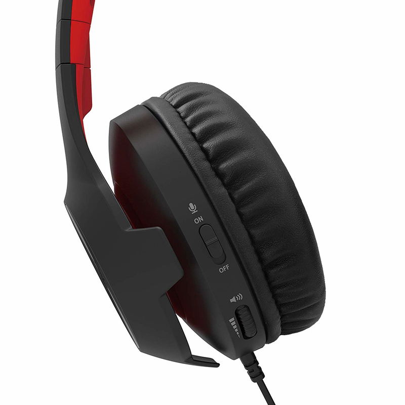 Hori Gaming Headset for Nintendo Switch/Switch Lite (Black/Red) image 5