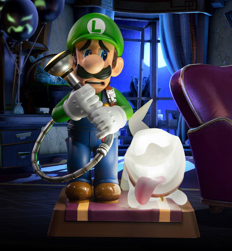 Luigi's Mansion 3 Statue: Luigi & Polterpup [Collector's Edition] image 14