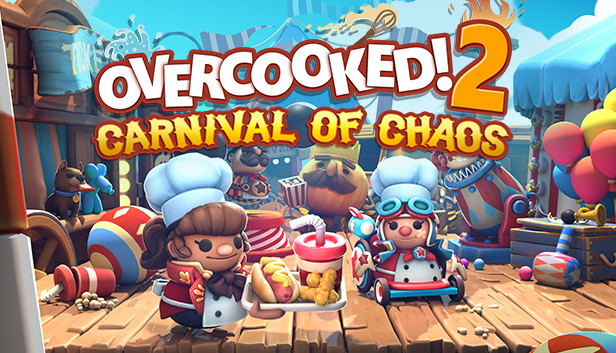 Overcooked! 2 - Carnival of Chaos (DLC) <span class="ext" style="background-color: #B0000F; color: #FFFFFF;">DLC</span> <span class="ext" style="background-color: #2a475e; color: #FFFFFF;">STEAM</span> <span class="ext ext_digital">digital</span> image 1