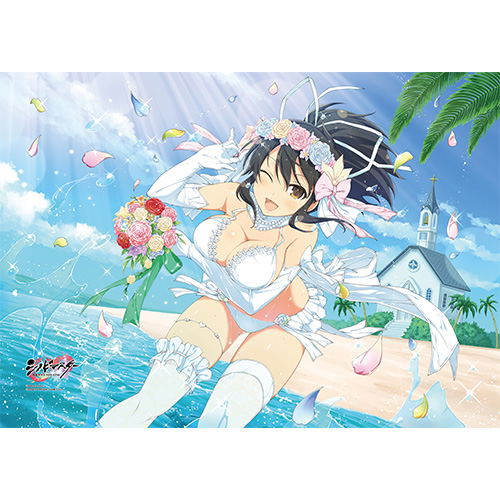 Shinobi Master Senran Kagura New Link B2 Wall Scroll: Asuka Wedding image 2