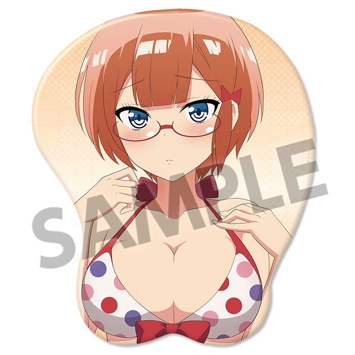 We Never Learn! Oppai Mouse Pad: Rizu Ogata image 1