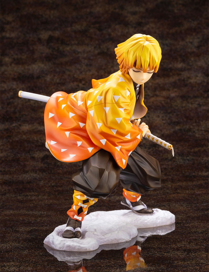 ARTFX J Demon Slayer Kimetsu no Yaiba 1/8 Scale Pre-Painted Figure: Zenitsu Agatsuma image 2