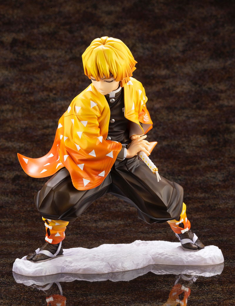 ARTFX J Demon Slayer Kimetsu no Yaiba 1/8 Scale Pre-Painted Figure: Zenitsu Agatsuma image 3