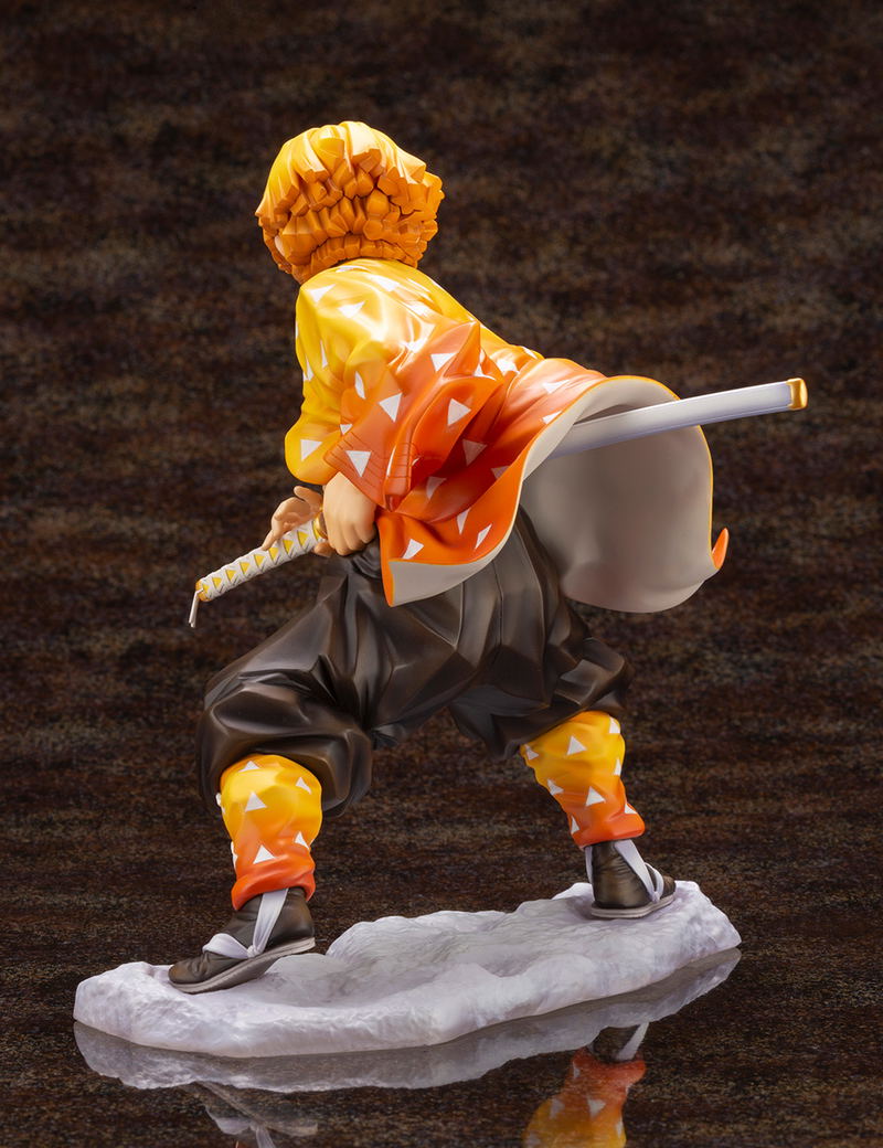 ARTFX J Demon Slayer Kimetsu no Yaiba 1/8 Scale Pre-Painted Figure: Zenitsu Agatsuma image 5
