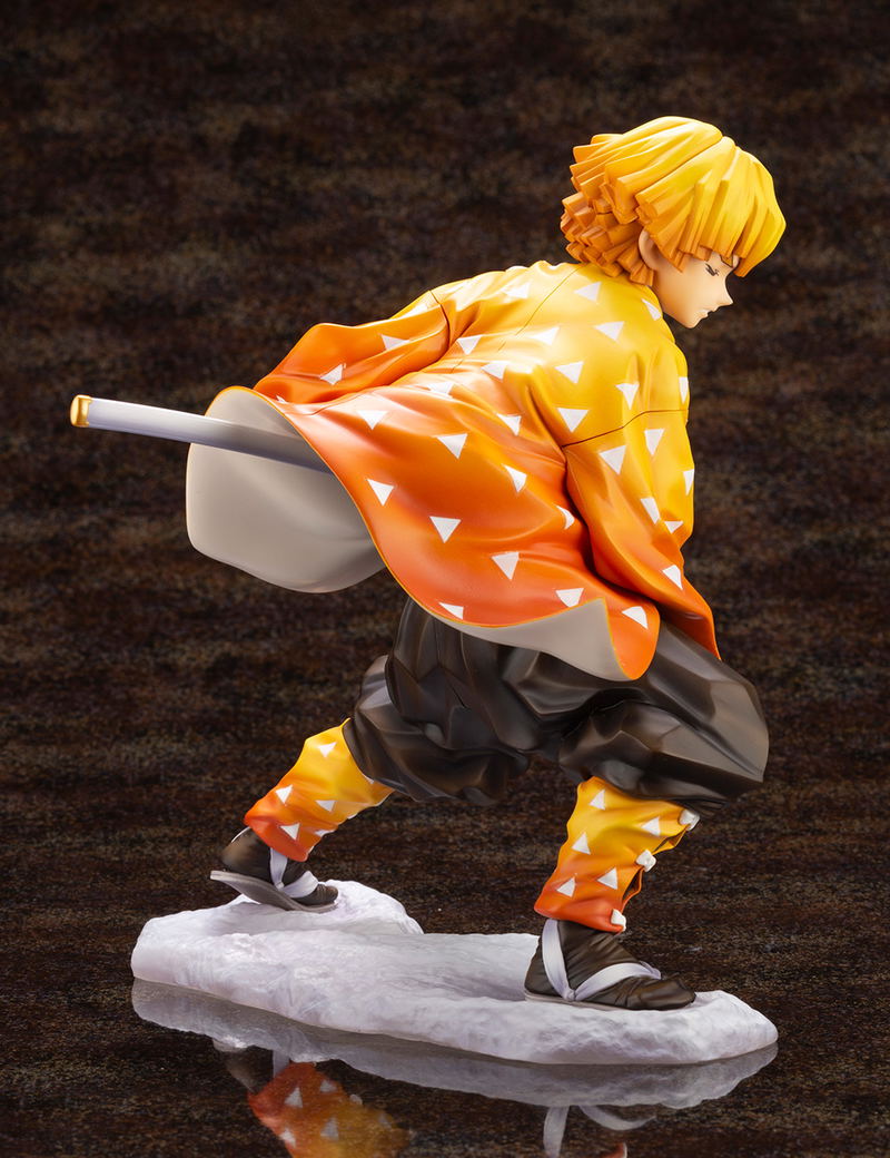 ARTFX J Demon Slayer Kimetsu no Yaiba 1/8 Scale Pre-Painted Figure: Zenitsu Agatsuma image 6