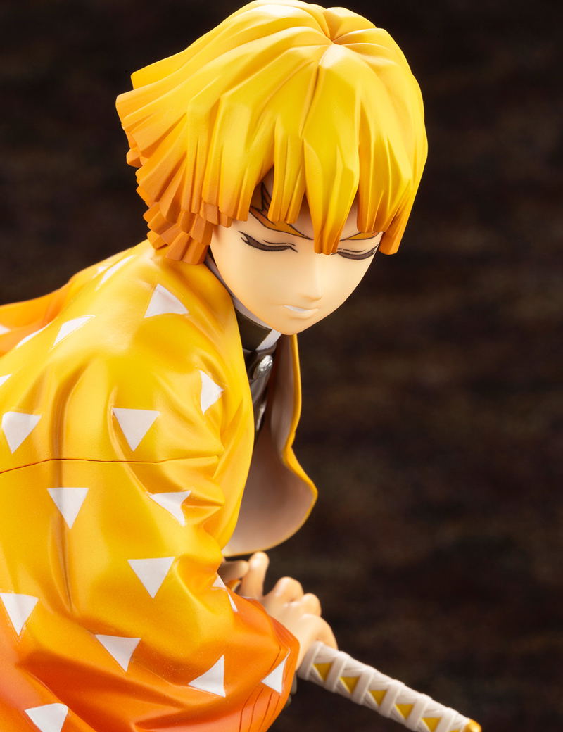 ARTFX J Demon Slayer Kimetsu no Yaiba 1/8 Scale Pre-Painted Figure: Zenitsu Agatsuma image 7