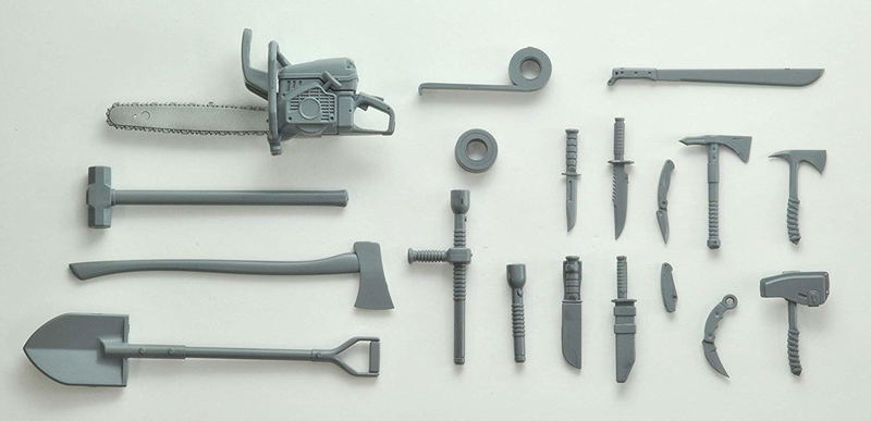 Little Armory 1/12 Scale Model Kit: LD026 Melee Weapon Set A image 1