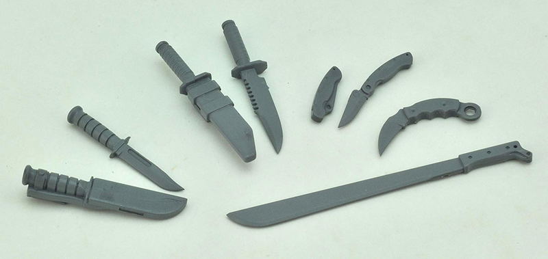 Little Armory 1/12 Scale Model Kit: LD026 Melee Weapon Set A image 2