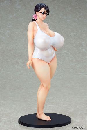 Queen's Blade Beautiful Warriors 1/7 Scale Painted Figure: Weapon Seller Cattleya White Swimsuit Ver.