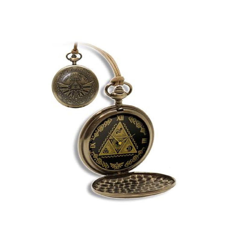 The Legend of Zelda Pocket Watch (Triforce Cover Design) image 1