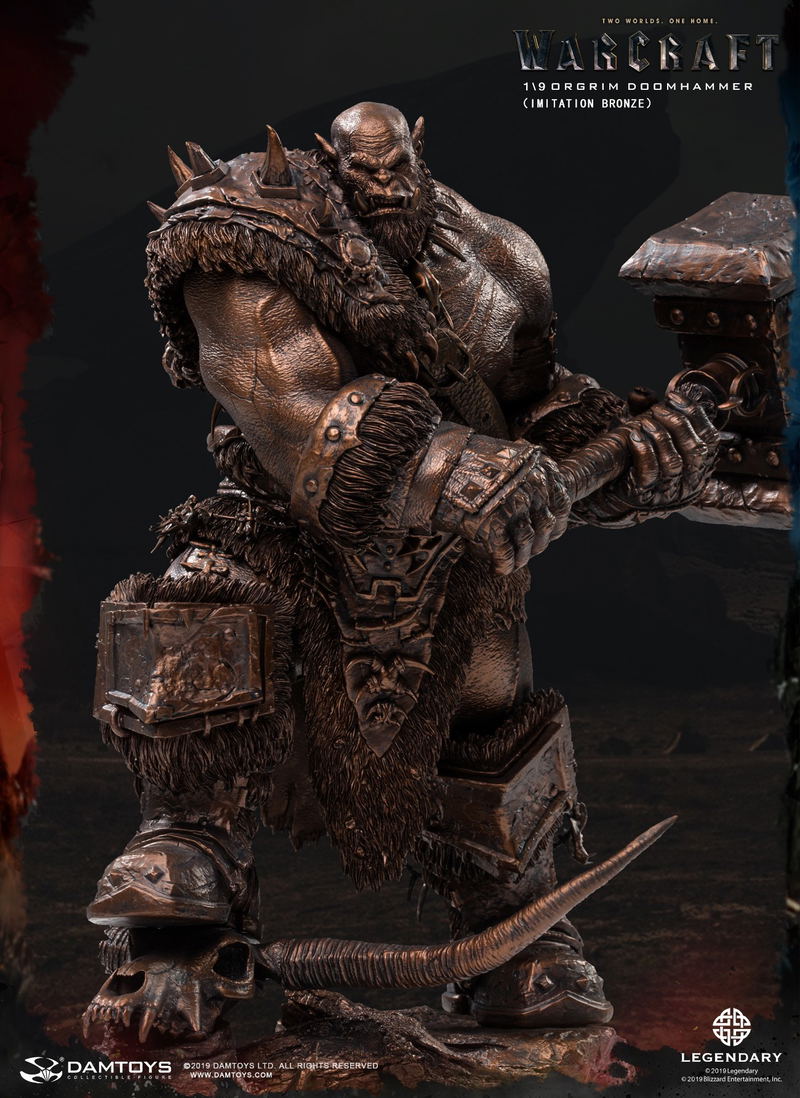 Warcraft 1/9 Scale Figure: Orgrim (Imitation Bronze) image 2