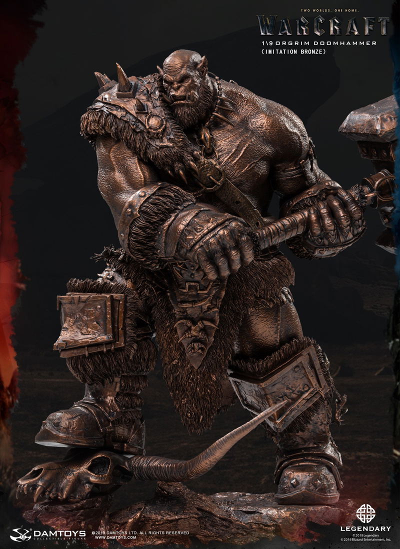 Warcraft 1/9 Scale Figure: Orgrim (Imitation Bronze) image 3